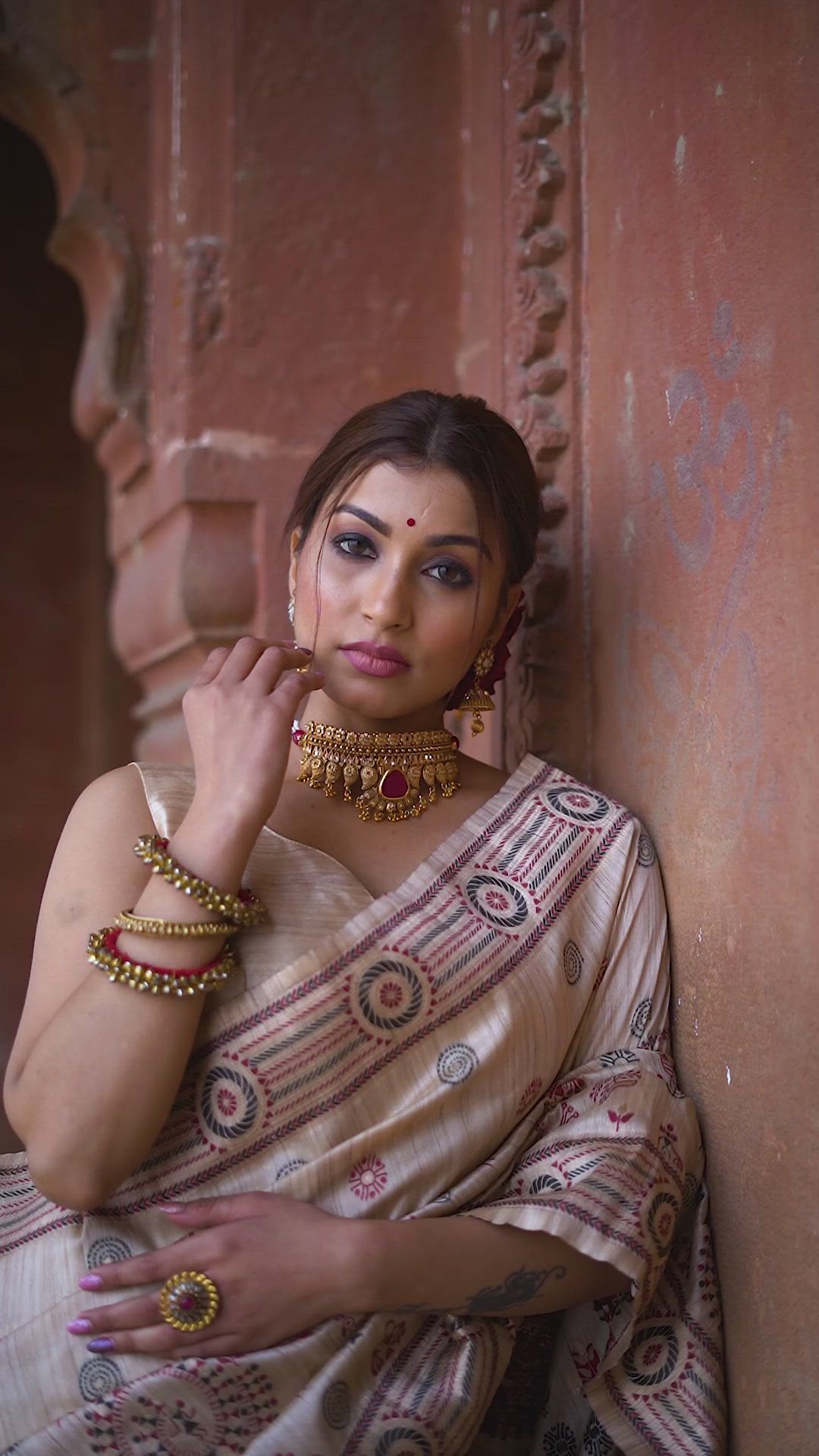 Sensual latex clad figure