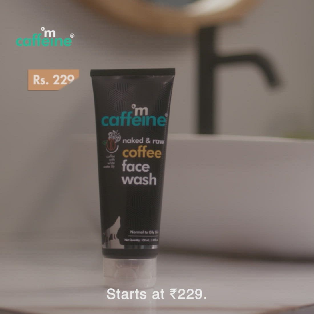 MCaffeine Coffee Face Wash for Fresh & Glowing Skin Hydrating
