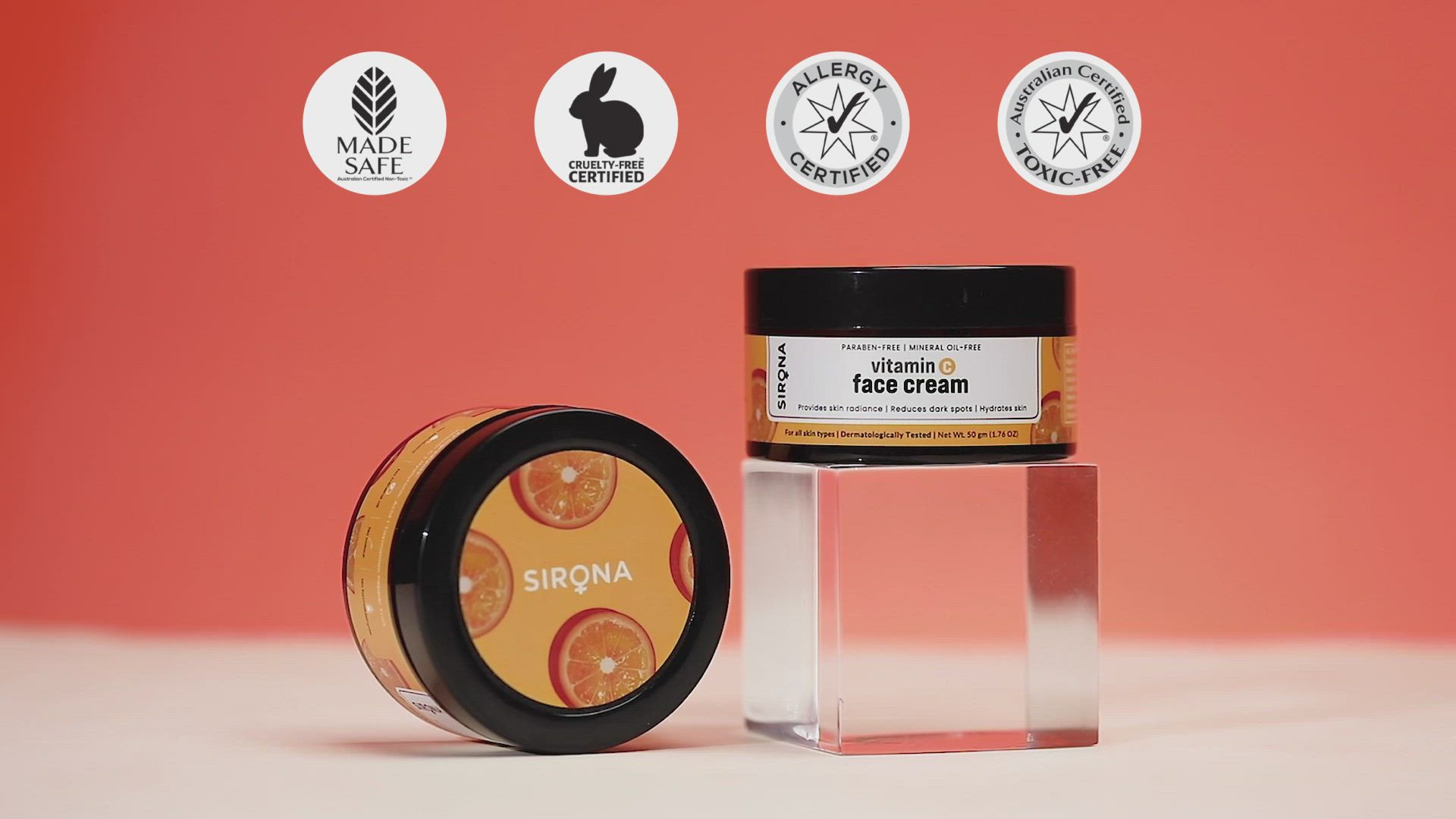 Sirona Vitamin C Face Cream for Men and Women to Brighten Skin Reduce